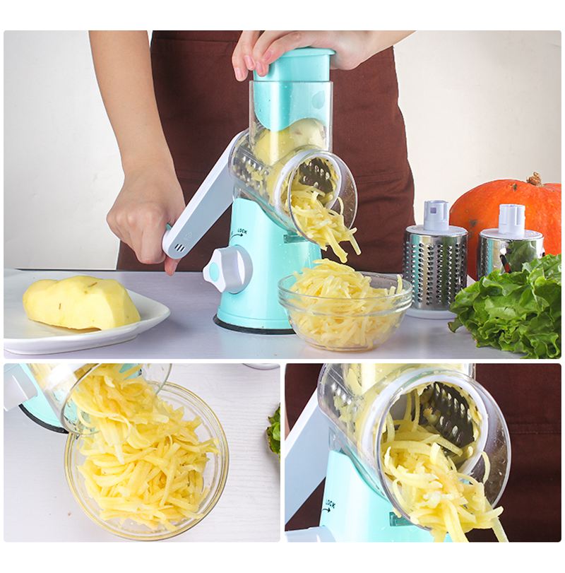 Fruit cutter Grater Multifunctional Manual Crusher