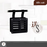 Multifunction aluminum black kitchen shelf wall hanging