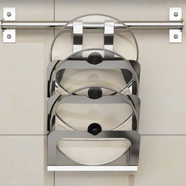 Stainless steel kitchen rack, DIY kitchen holder organizer